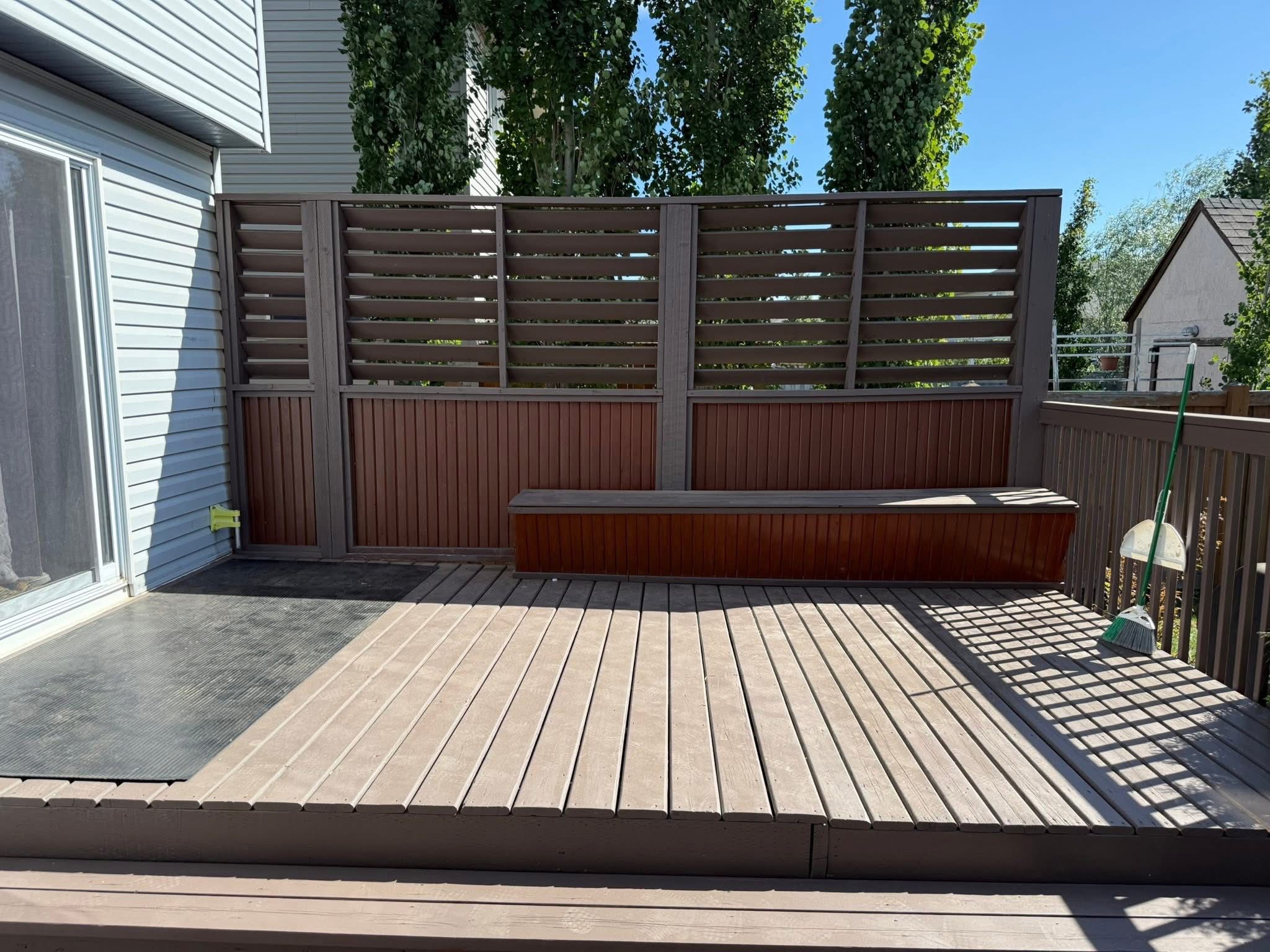 Deck and exterior work on a Grande Prairie home